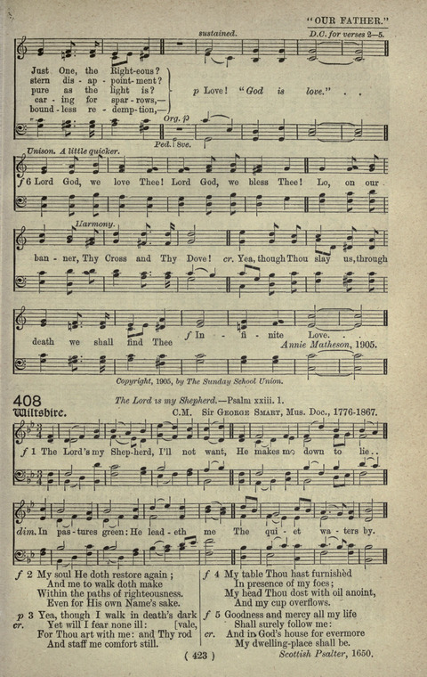 The Sunday School Hymnary: a twentieth century hymnal for young people (4th ed.) page 422