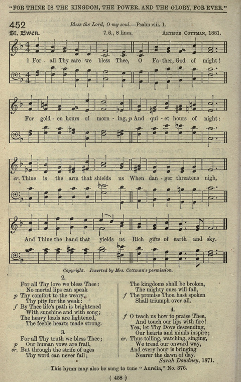 The Sunday School Hymnary: a twentieth century hymnal for young people (4th ed.) page 457