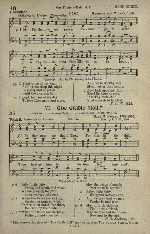 The Sunday School Hymnary: a twentieth century hymnal for young people (4th ed.) page 46