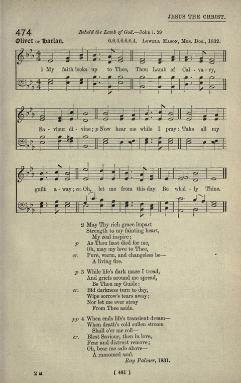 The Sunday School Hymnary: a twentieth century hymnal for young people (4th ed.) page 480