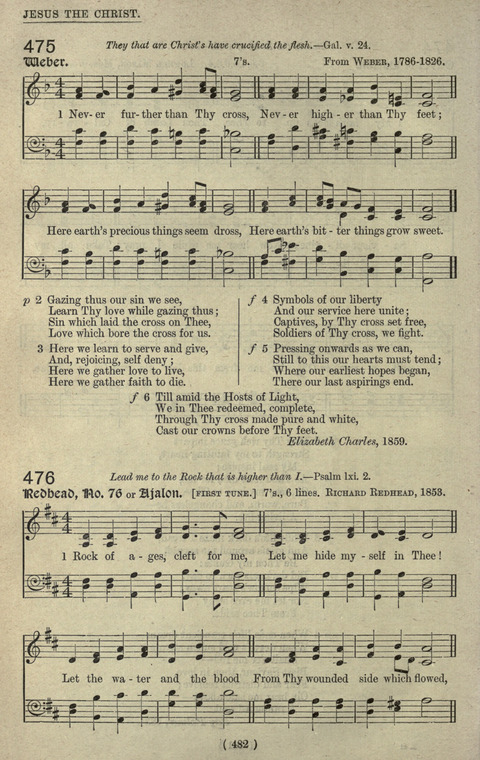 The Sunday School Hymnary: a twentieth century hymnal for young people (4th ed.) page 481