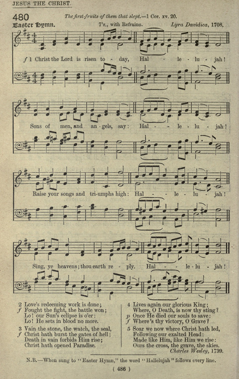 The Sunday School Hymnary: a twentieth century hymnal for young people (4th ed.) page 485