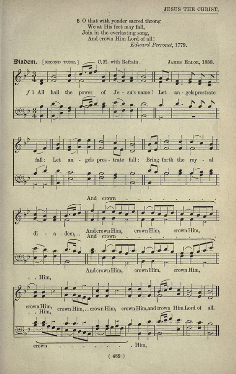 The Sunday School Hymnary: a twentieth century hymnal for young people (4th ed.) page 488