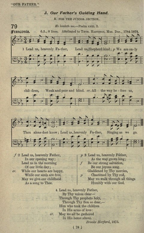 The Sunday School Hymnary: a twentieth century hymnal for young people (4th ed.) page 77