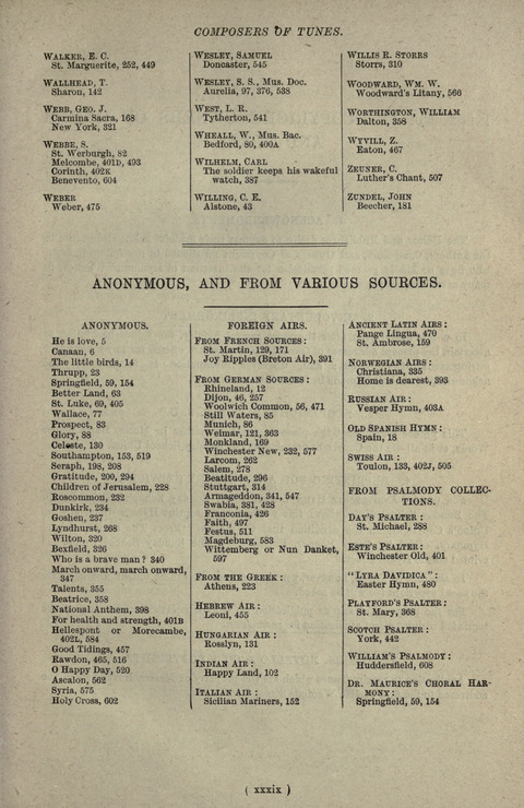 The Sunday School Hymnary: a twentieth century hymnal for young people (4th ed.) page xlii