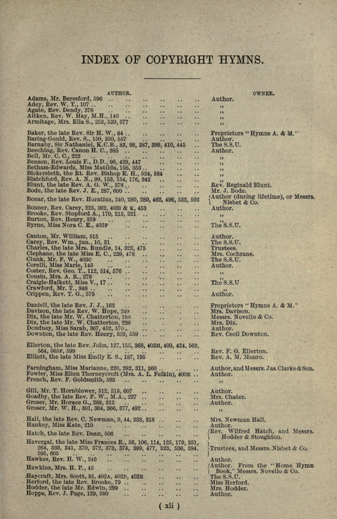 The Sunday School Hymnary: a twentieth century hymnal for young people (4th ed.) page xliv