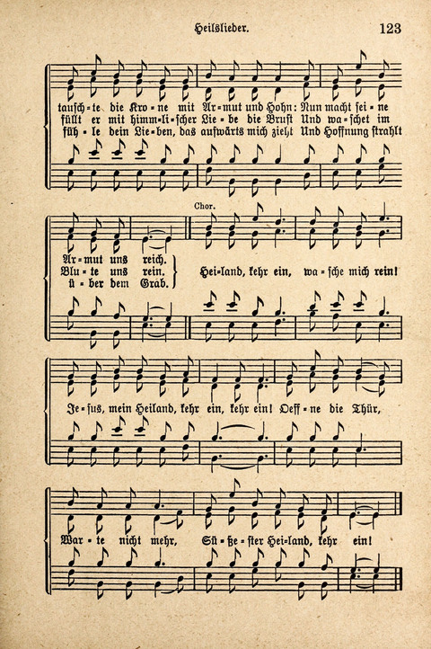 Sonntagsschulharfe: Eine Sammlung auserlesener Lieder und Melodien für die Jugend page 123