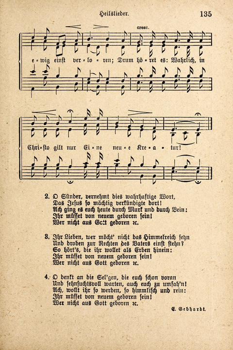 Sonntagsschulharfe: Eine Sammlung auserlesener Lieder und Melodien für die Jugend page 135