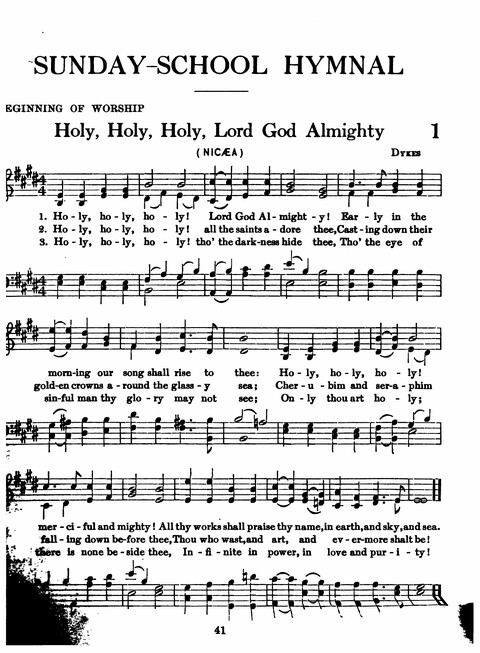 Sunday School Hymnal: with offices of devotion page 1