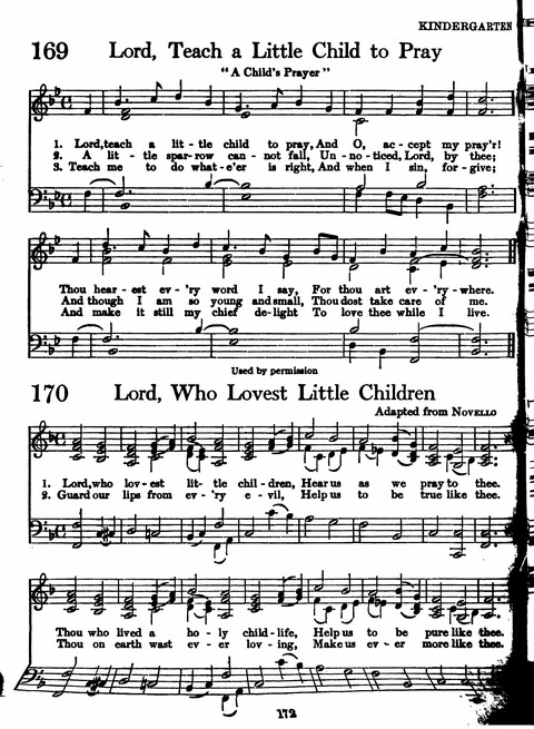 Sunday School Hymnal: with offices of devotion page 132