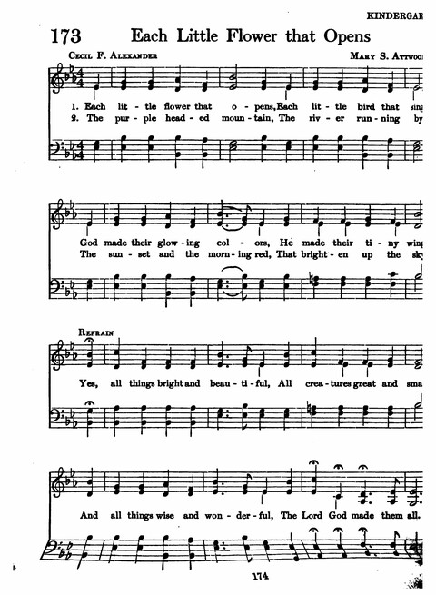 Sunday School Hymnal: with offices of devotion page 134