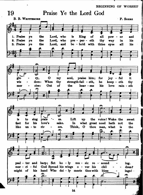 Sunday School Hymnal: with offices of devotion page 14