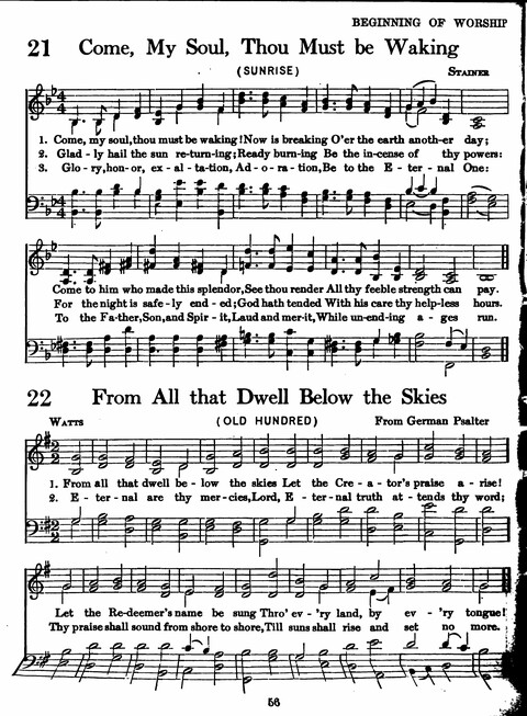 Sunday School Hymnal: with offices of devotion page 16