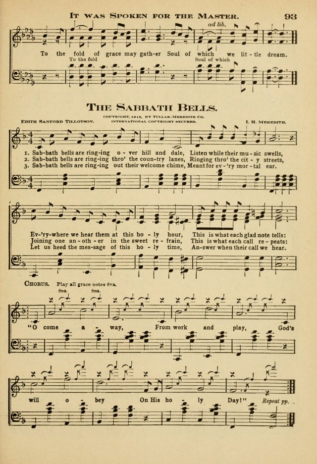 Sunday School Hymns No. 2 (Canadian ed.) page 100