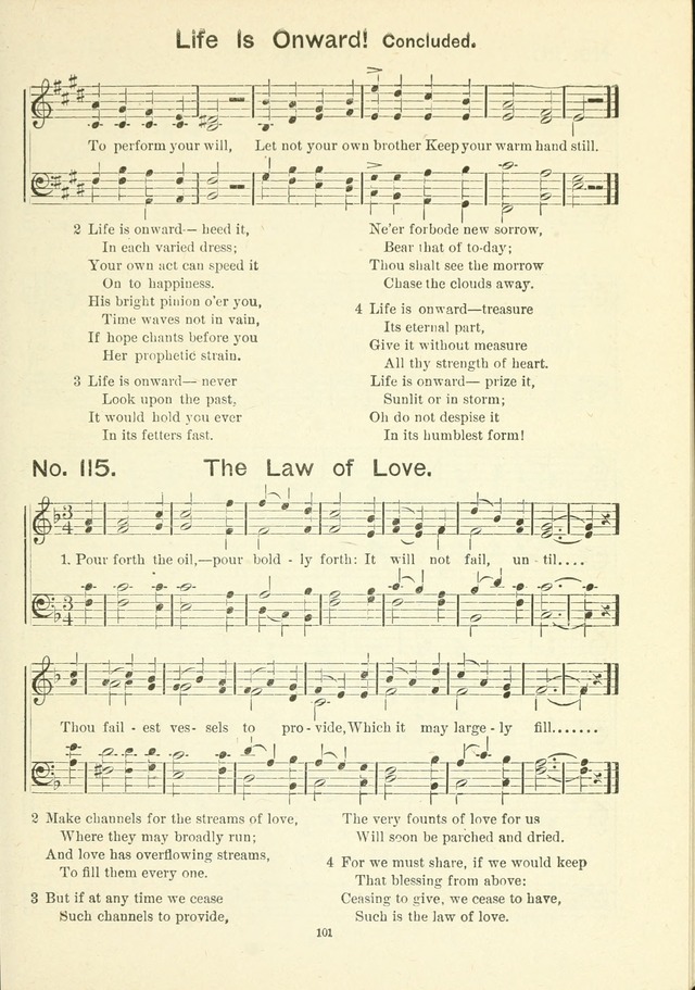 The Sabbath School Hymnal, a collection of songs, services and responses for Jewish Sabbath schools, and homes 4th rev. ed. page 102