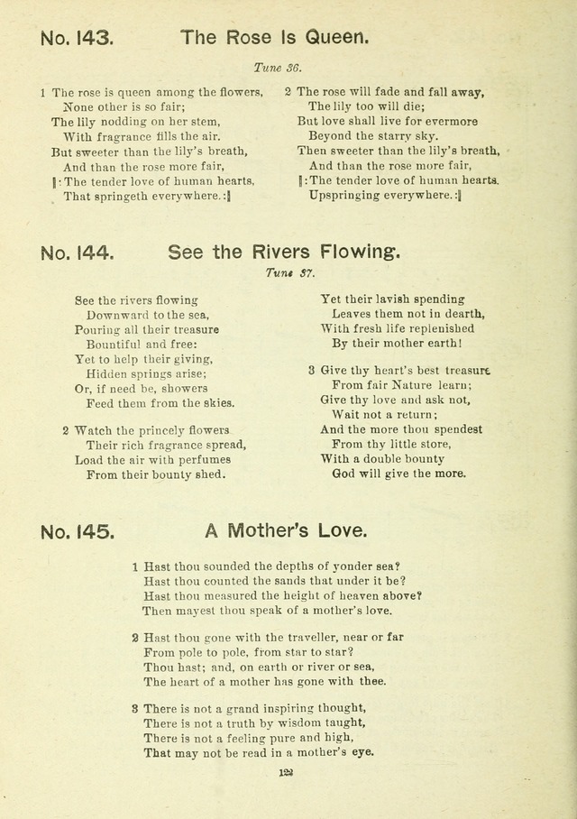 The Sabbath School Hymnal, a collection of songs, services and responses for Jewish Sabbath schools, and homes 4th rev. ed. page 123