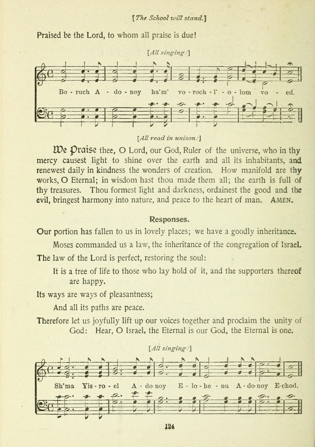 The Sabbath School Hymnal, a collection of songs, services and responses for Jewish Sabbath schools, and homes 4th rev. ed. page 125