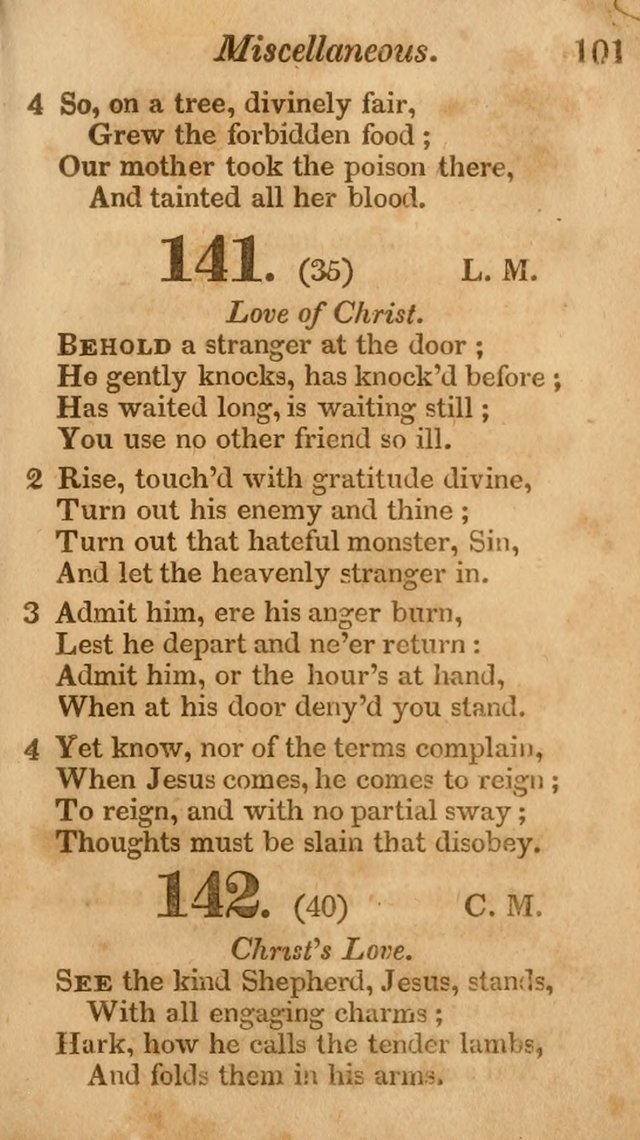 Sunday School Hymn Book. (19th ed) page 101