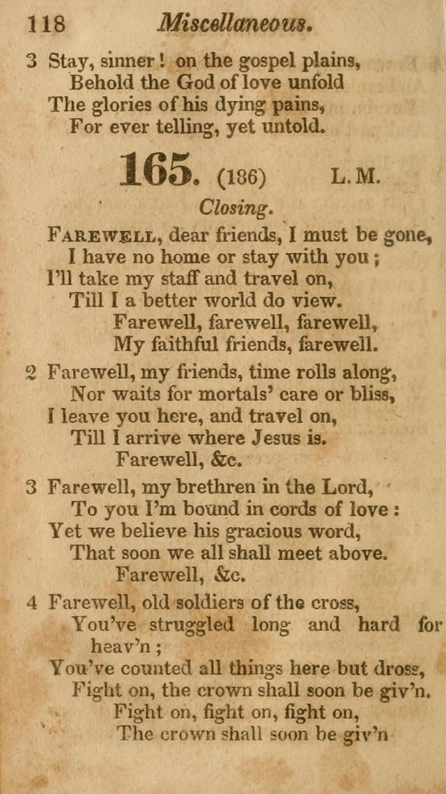 Sunday School Hymn Book. (19th ed) page 118