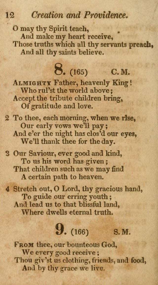 Sunday School Hymn Book. (19th ed) page 12