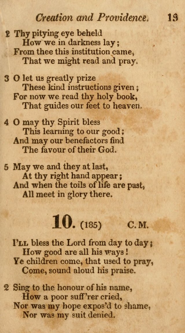 Sunday School Hymn Book. (19th ed) page 13