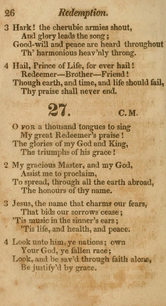 Sunday School Hymn Book. (19th ed) page 26