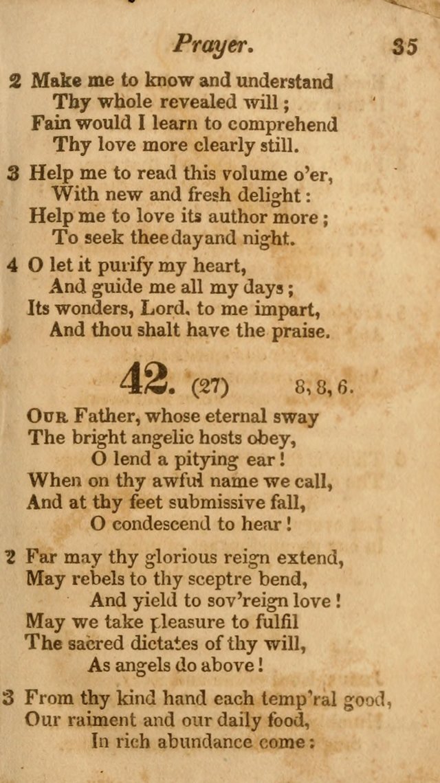 Sunday School Hymn Book. (19th ed) page 35