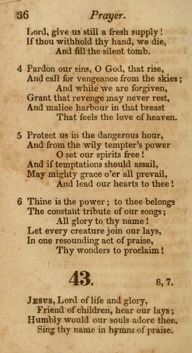 Sunday School Hymn Book. (19th ed) page 36