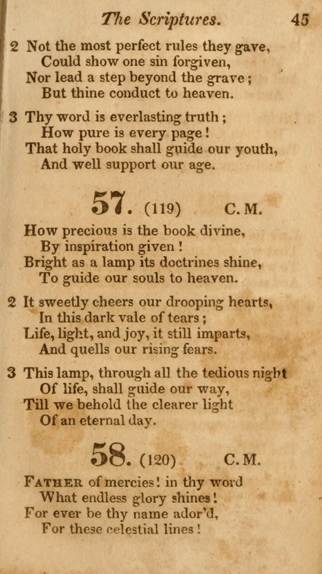 Sunday School Hymn Book. (19th ed) page 45