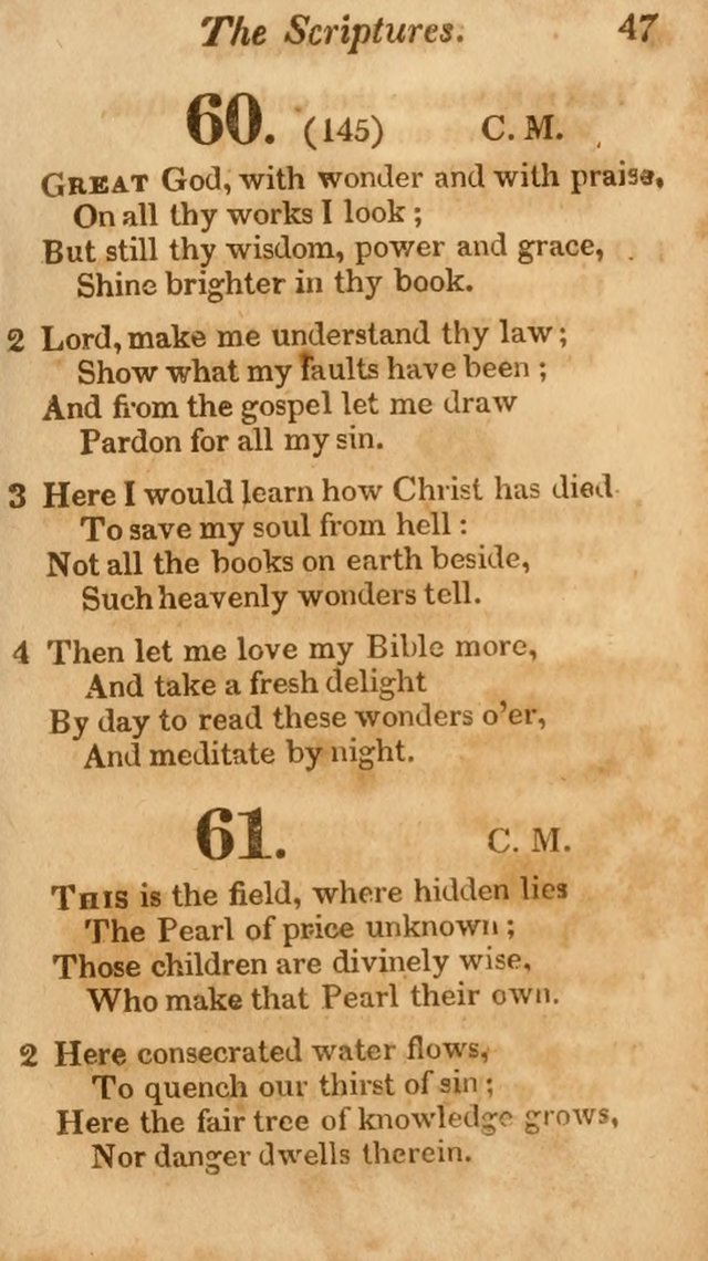 Sunday School Hymn Book. (19th ed) page 47