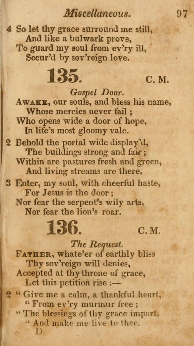 Sunday School Hymn Book. (19th ed) page 97