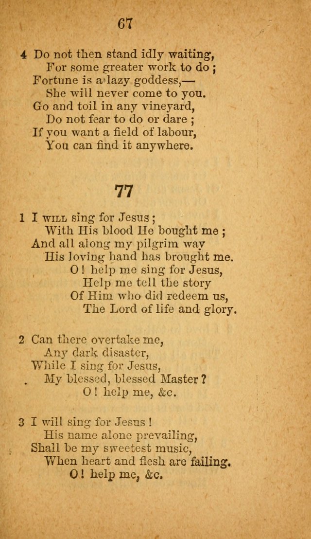 Sabbath-School Hymn-Book page 67