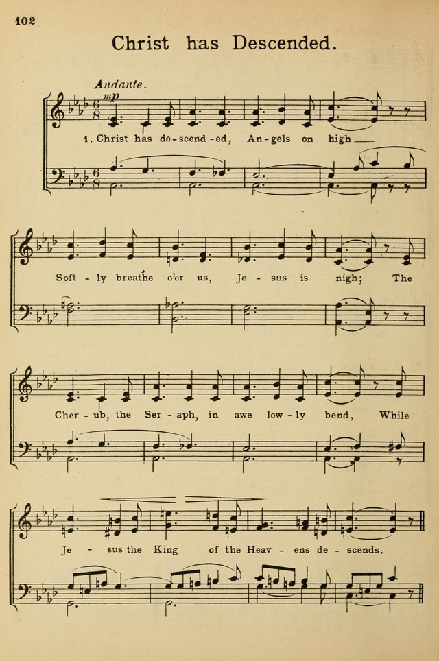 Sunday School Hymn Book page 102