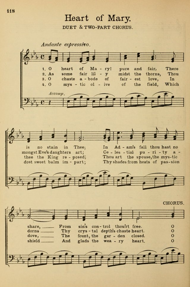 Sunday School Hymn Book page 118