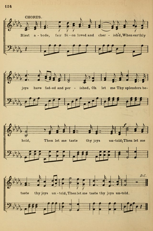 Sunday School Hymn Book page 124