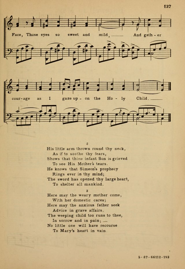 Sunday School Hymn Book page 137