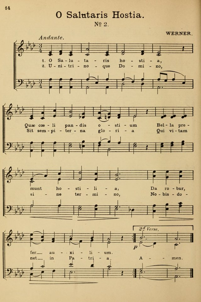 Sunday School Hymn Book page 14