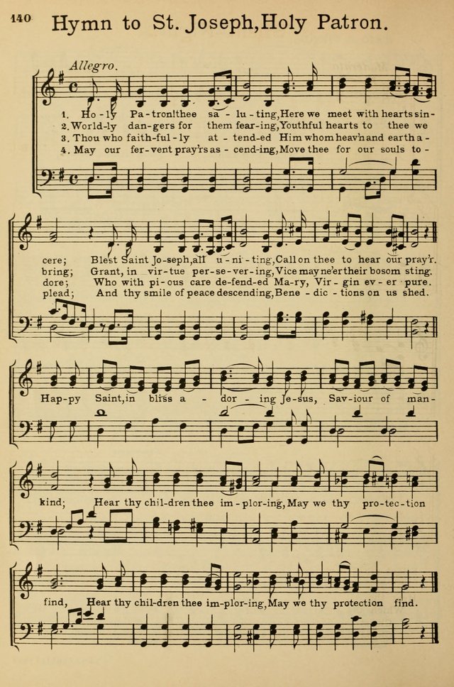 Sunday School Hymn Book page 140