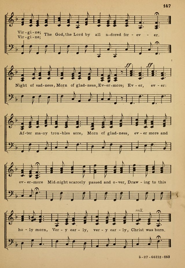 Sunday School Hymn Book page 147