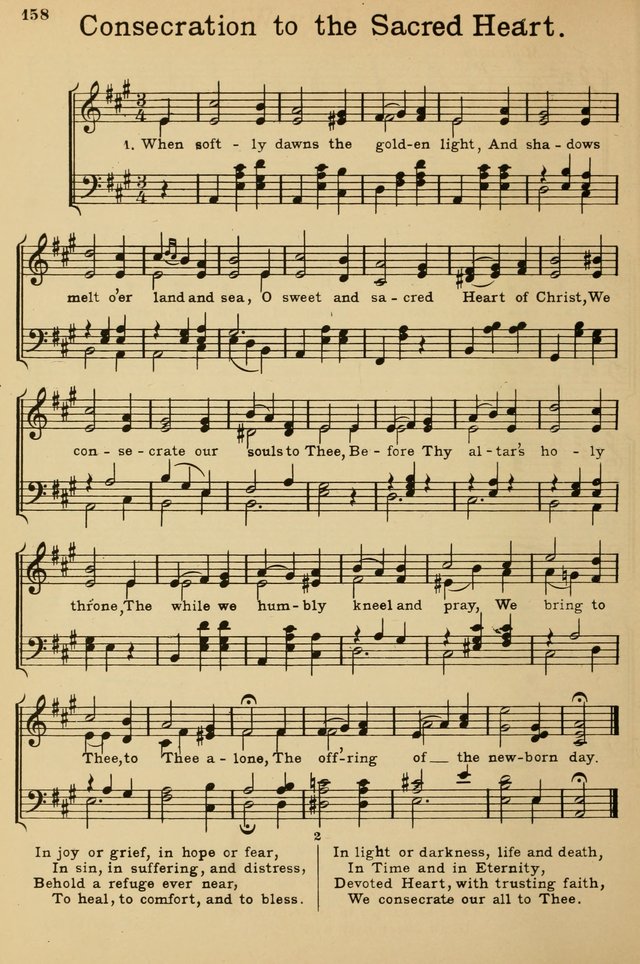 Sunday School Hymn Book page 158