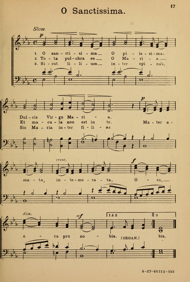 Sunday School Hymn Book page 17