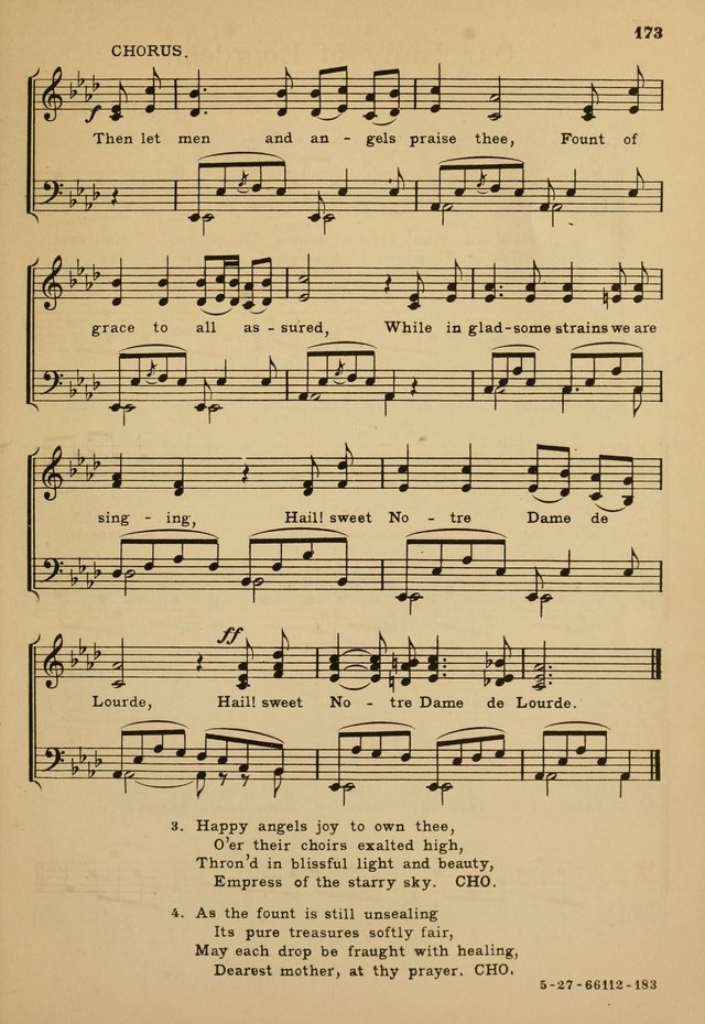 Sunday School Hymn Book page 173