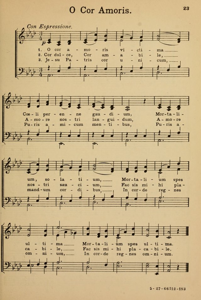 Sunday School Hymn Book page 23