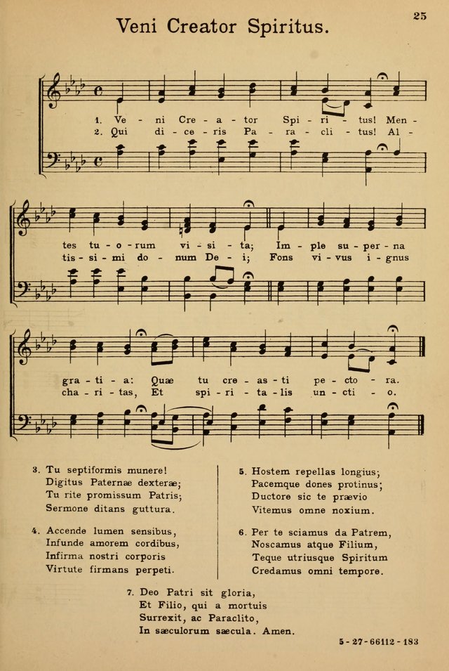 Sunday School Hymn Book page 25