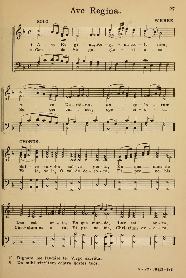 Sunday School Hymn Book page 27