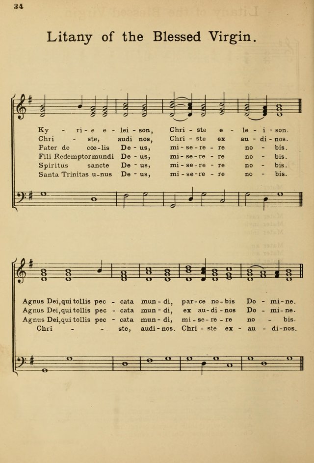 Sunday School Hymn Book page 34