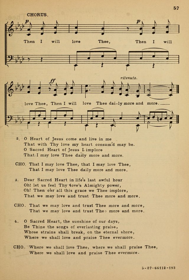 Sunday School Hymn Book page 57