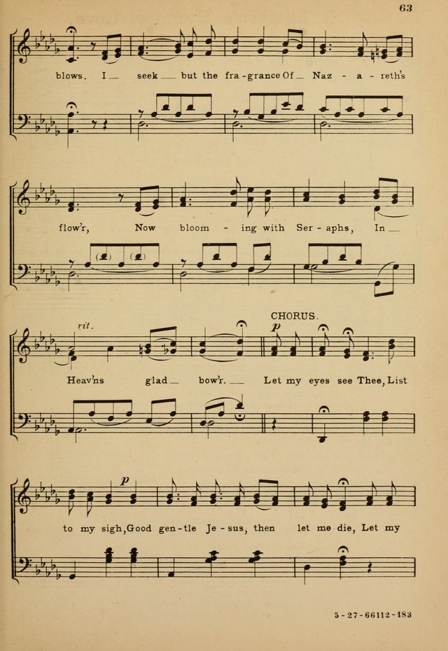 Sunday School Hymn Book page 63