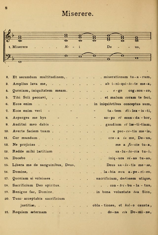 Sunday School Hymn Book page 8