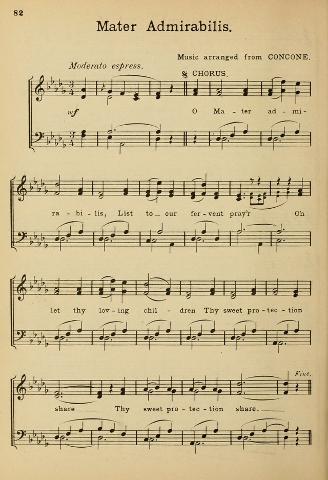 Sunday School Hymn Book page 82